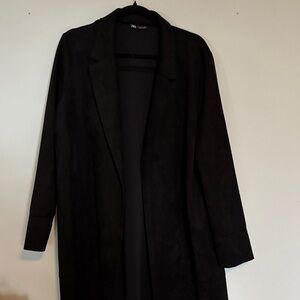 Zara Women's Classic Black Trench Coat